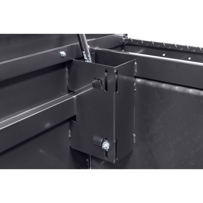Weather Guard Crossover Tool Box Gun Metal Gray Aluminum Low Profile Model 121-6-04