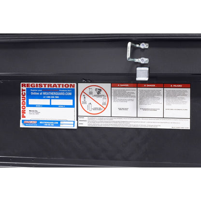 Weather Guard Crossover Tool Box Gun Metal Gray Aluminum Low Profile Model 121-6-04