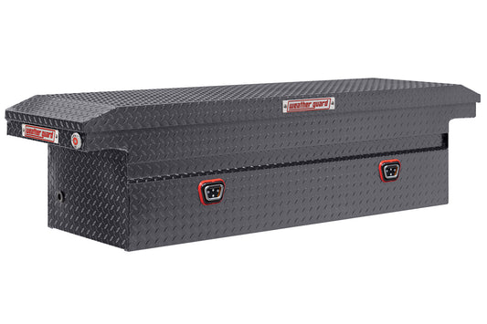 Weather Guard Crossover Tool Box Gun Metal Gray Aluminum Low Profile Model 121-6-04
