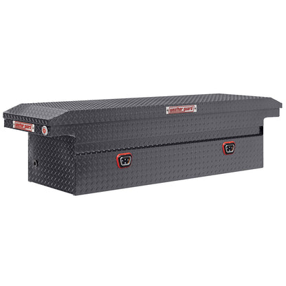 Weather Guard Crossover Tool Box Gun Metal Gray Aluminum Low Profile Model 121-6-04