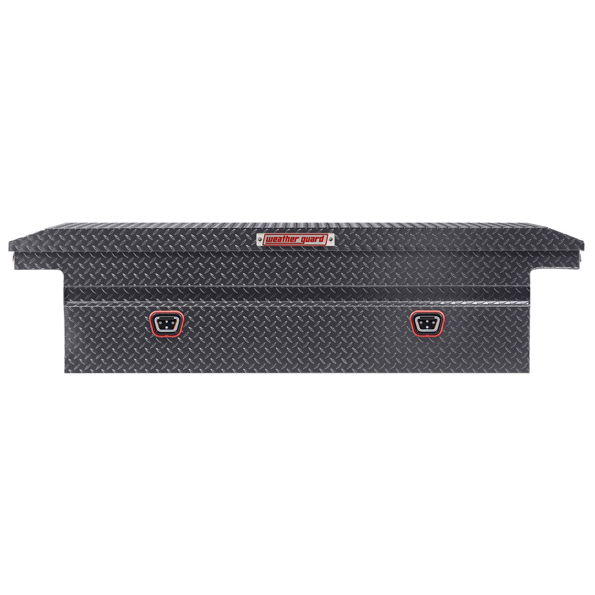 Weather Guard Crossover Tool Box Gun Metal Gray Aluminum Low Profile Model 121-6-04