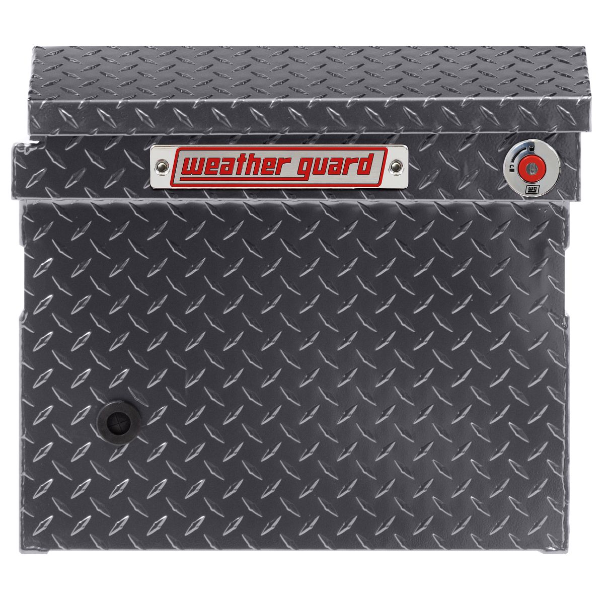Weather Guard Crossover Tool Box Gun Metal Gray Aluminum Low Profile Model 121-6-04
