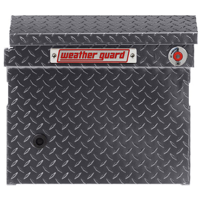 Weather Guard Crossover Tool Box Gun Metal Gray Aluminum Low Profile Model 121-6-04