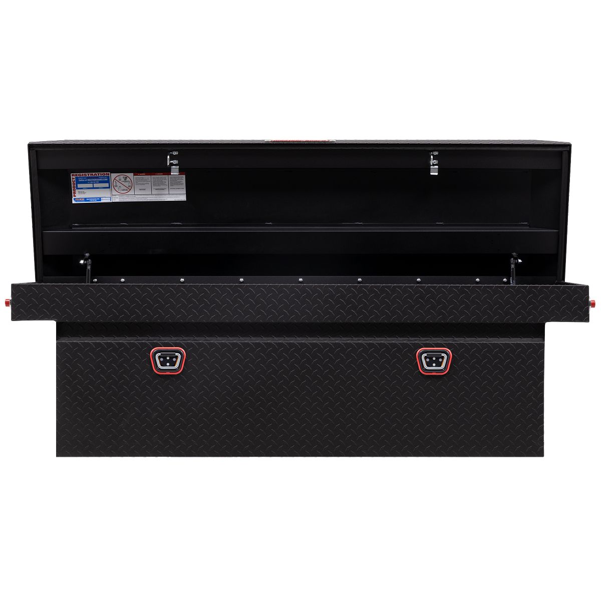 Weather Guard Crossover Tool Box Textured Matte Black Aluminum Deep Model 123-52-04
