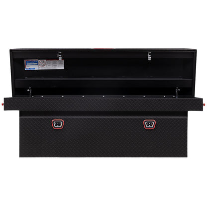 Weather Guard Crossover Tool Box Textured Matte Black Aluminum Deep Model 123-52-04