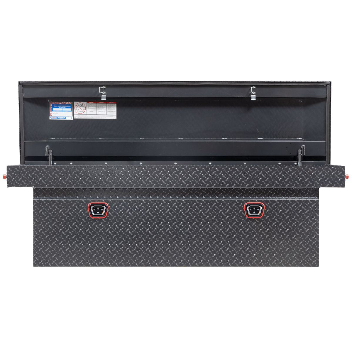 Weather Guard Crossover Tool Box Gun Metal Gray Aluminum Deep Model 123-6-04