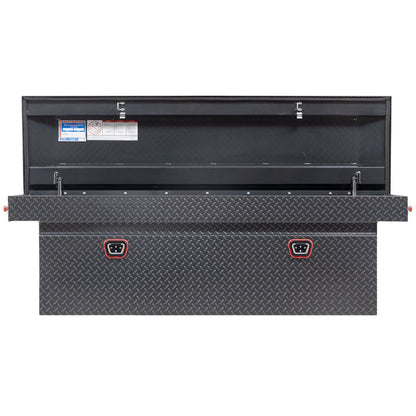 Weather Guard Crossover Tool Box Gun Metal Gray Aluminum Deep Model 123-6-04