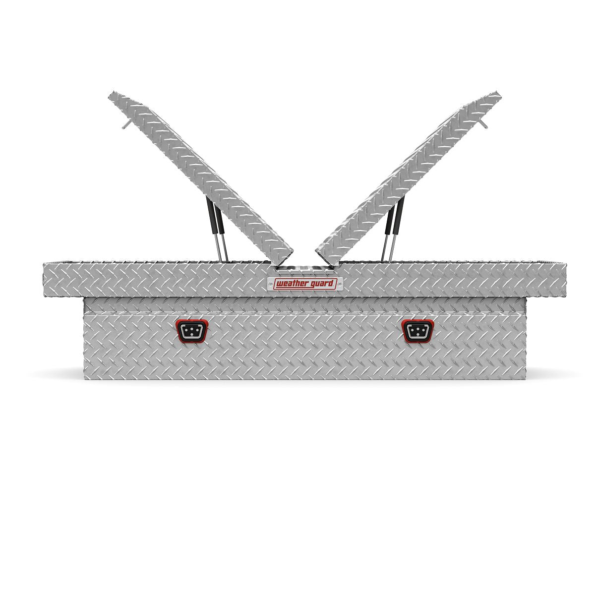 Weather Guard Gull Wing Crossover Tool Box Aluminum Standard Model 124-0-04
