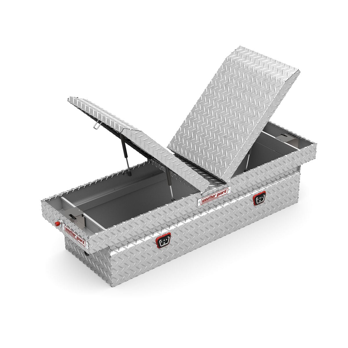 Weather Guard Gull Wing Crossover Tool Box Aluminum Standard Model 124-0-04