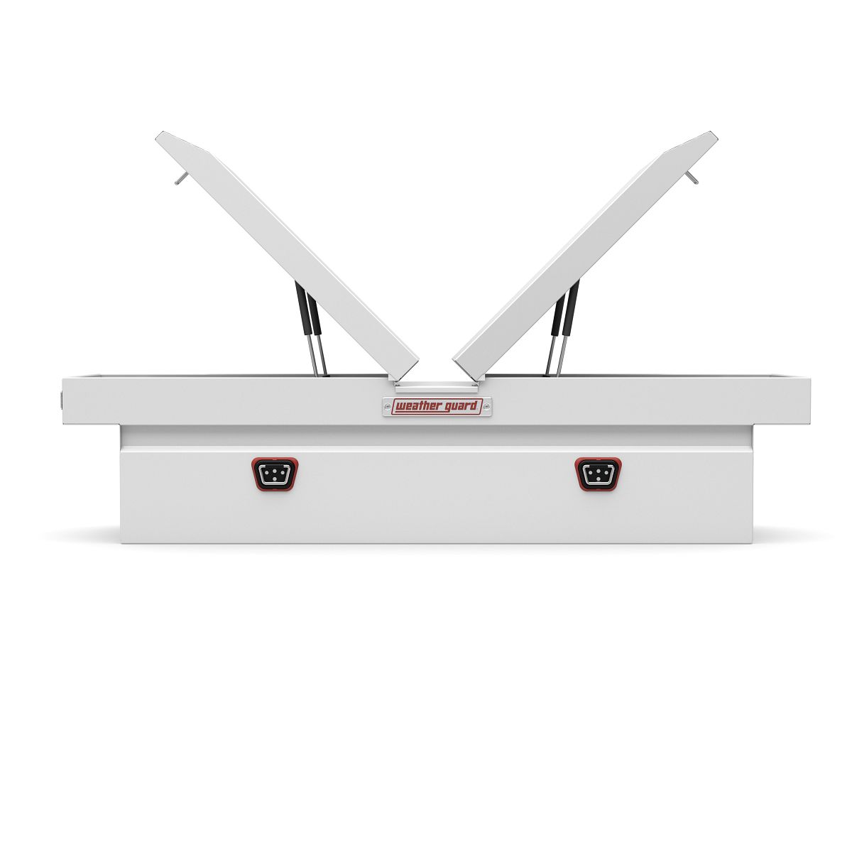 Weather Guard Gull Wing Crossover Tool Box White Steel Standard Model 125-3-04