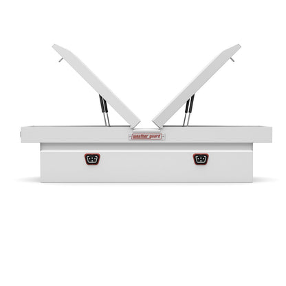 Weather Guard Gull Wing Crossover Tool Box White Steel Standard Model 125-3-04