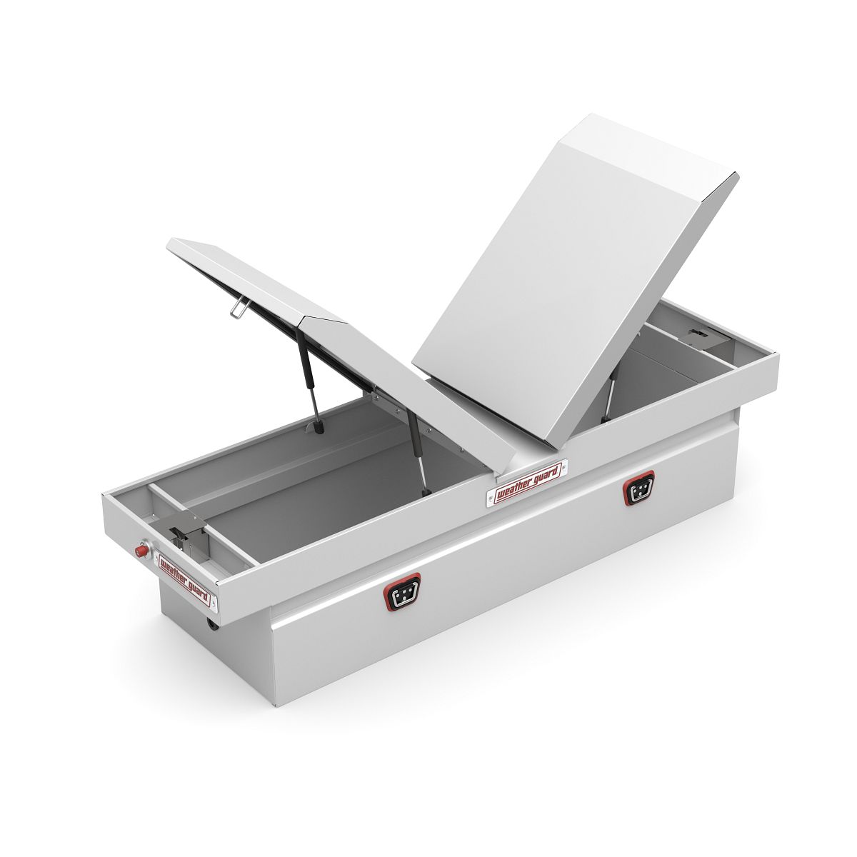 Weather Guard Gull Wing Crossover Tool Box White Steel Standard Model 125-3-04