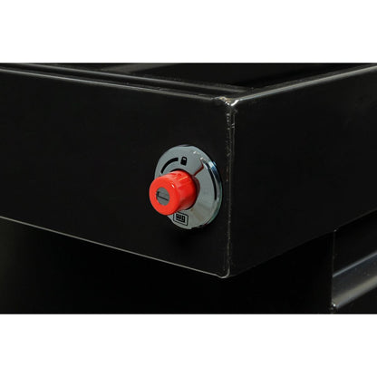 Weather Guard Crossover Tool Box Gloss Black Steel Standard Model 126-5-04