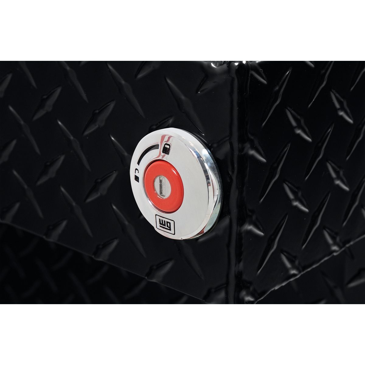 Weather Guard Crossover Tool Box Gloss Black Aluminum Standard Model 127-5-04