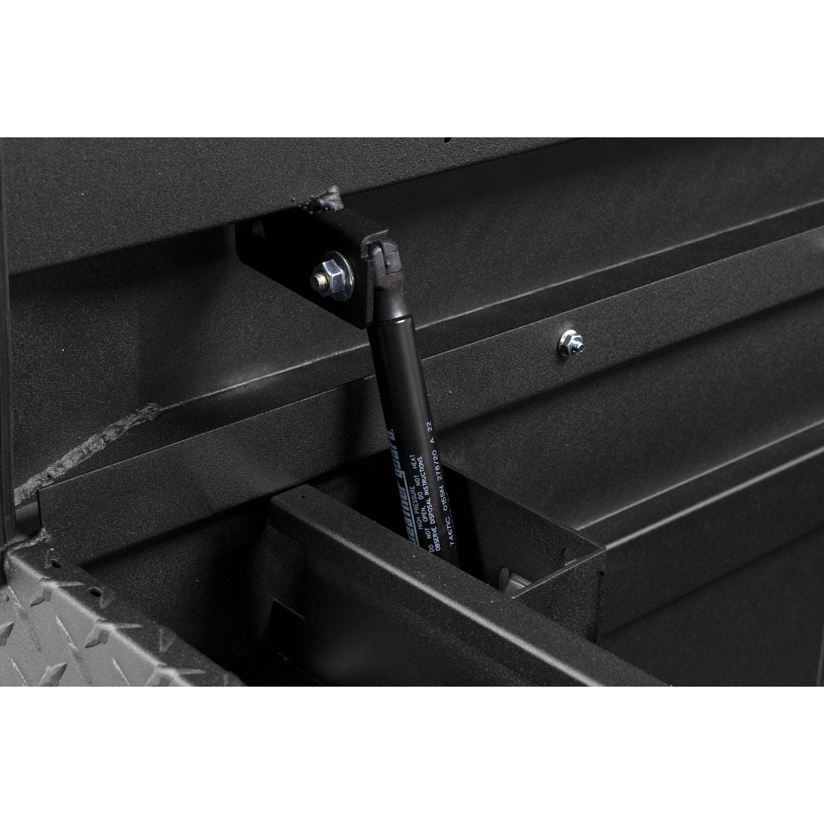 Weather Guard Crossover Tool Box Textured Matte Black Aluminum Standard Model 127-52-04