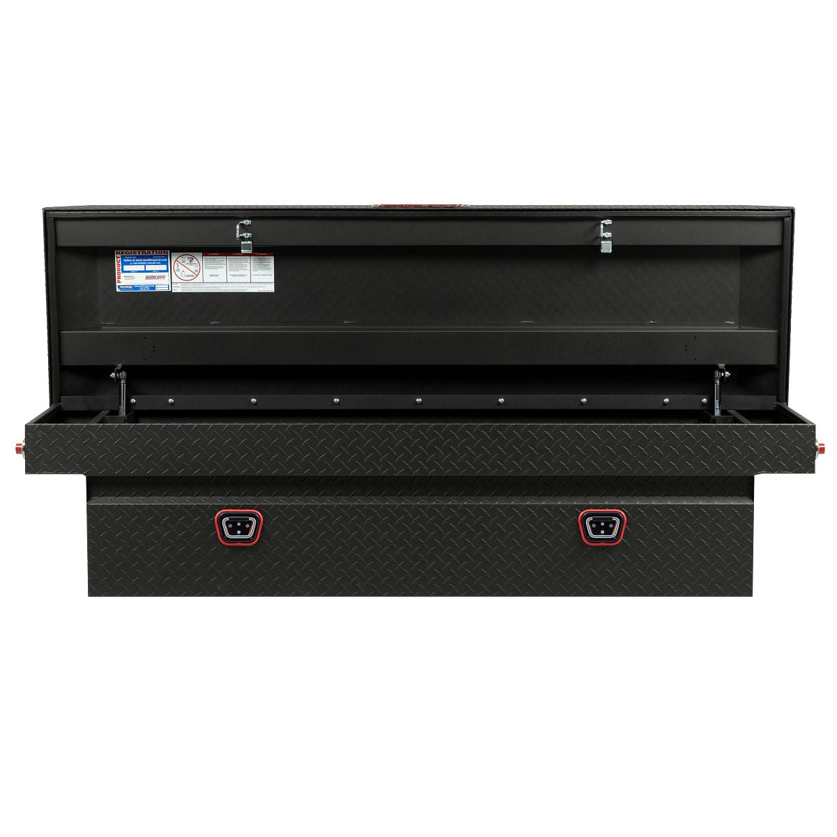 Weather Guard Crossover Tool Box Textured Matte Black Aluminum Standard Model 127-52-04
