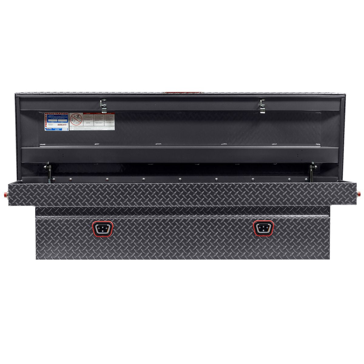 Weather Guard Crossover Tool Box Gun Metal Gray Aluminum Standard Model 127-6-04