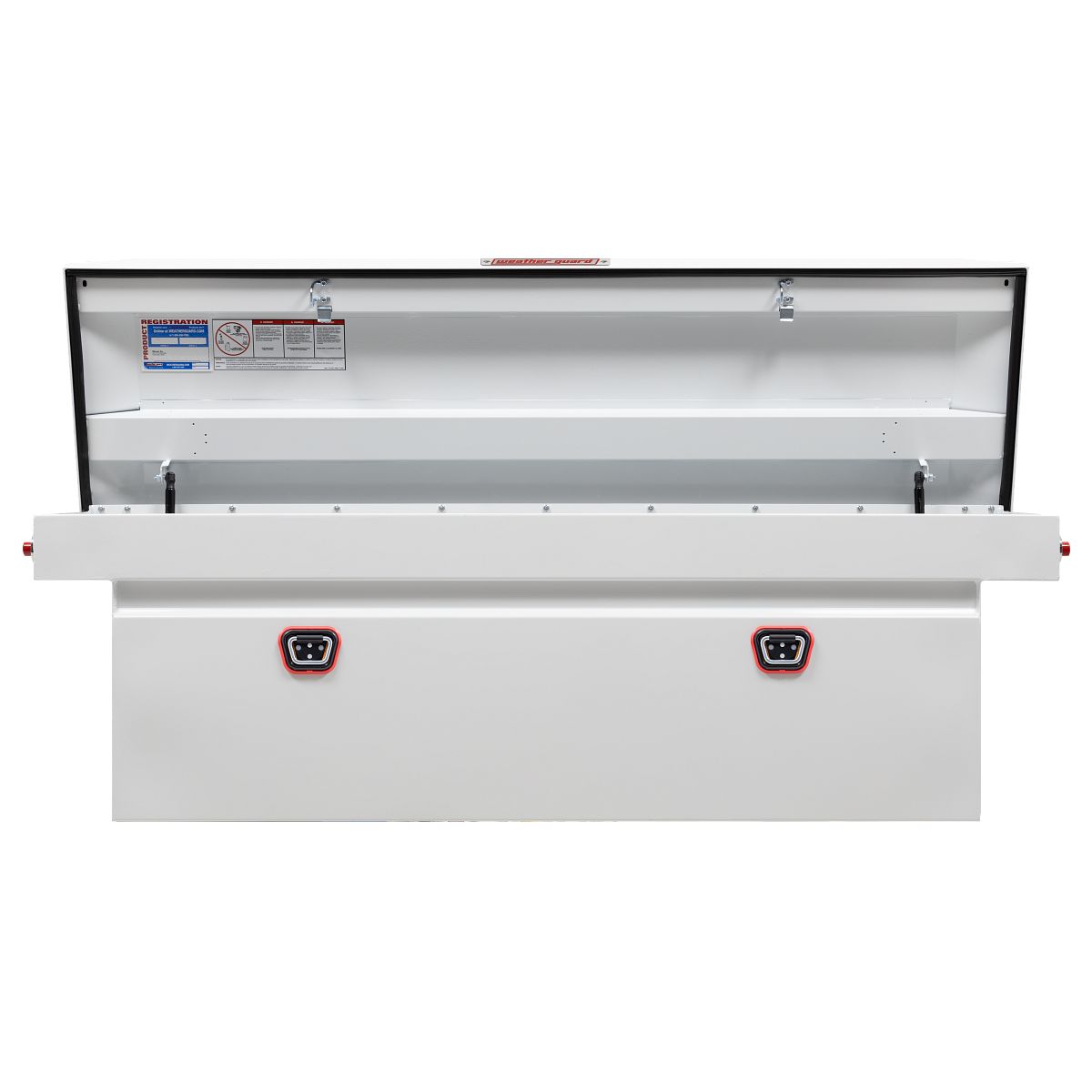 Weather Guard Crossover Tool Box White Steel Deep Model 128-3-04