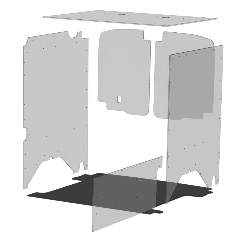 AutoMat Bar Rubber Floor for Ford Transit Crew Vans