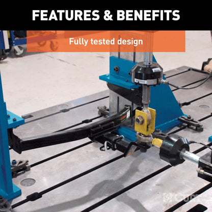 CURT Class 3 Hitch, 2" Receiver, Select Ford E150, E250, E350 (Round Tube Frame) - 13055