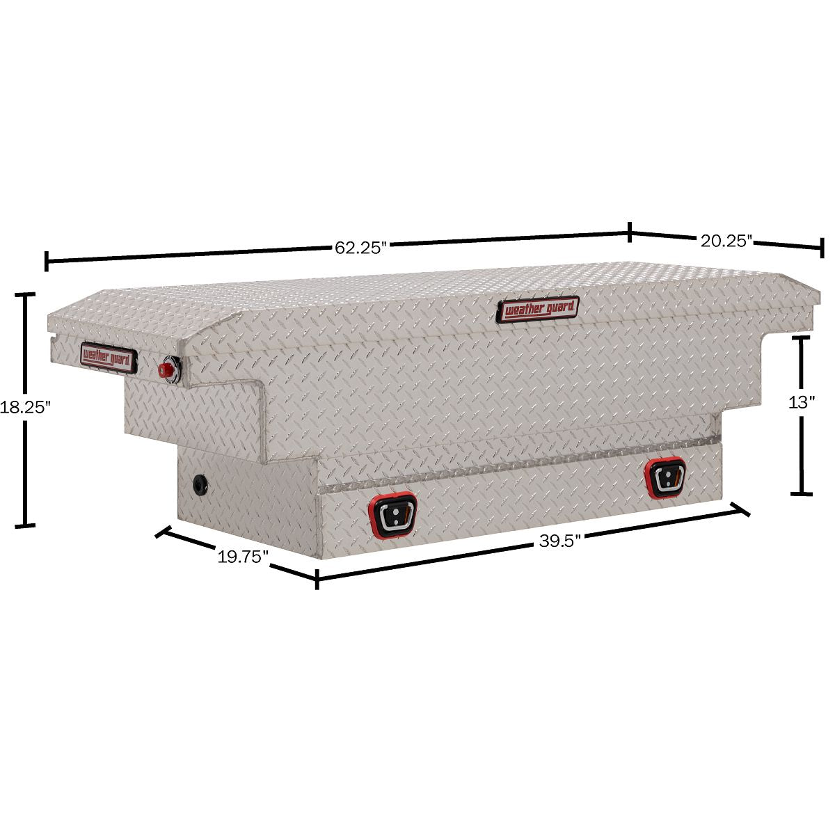 Weather Guard Crossover Tool Box - Mid Size Trucks - Low Profile [3rd Gen]