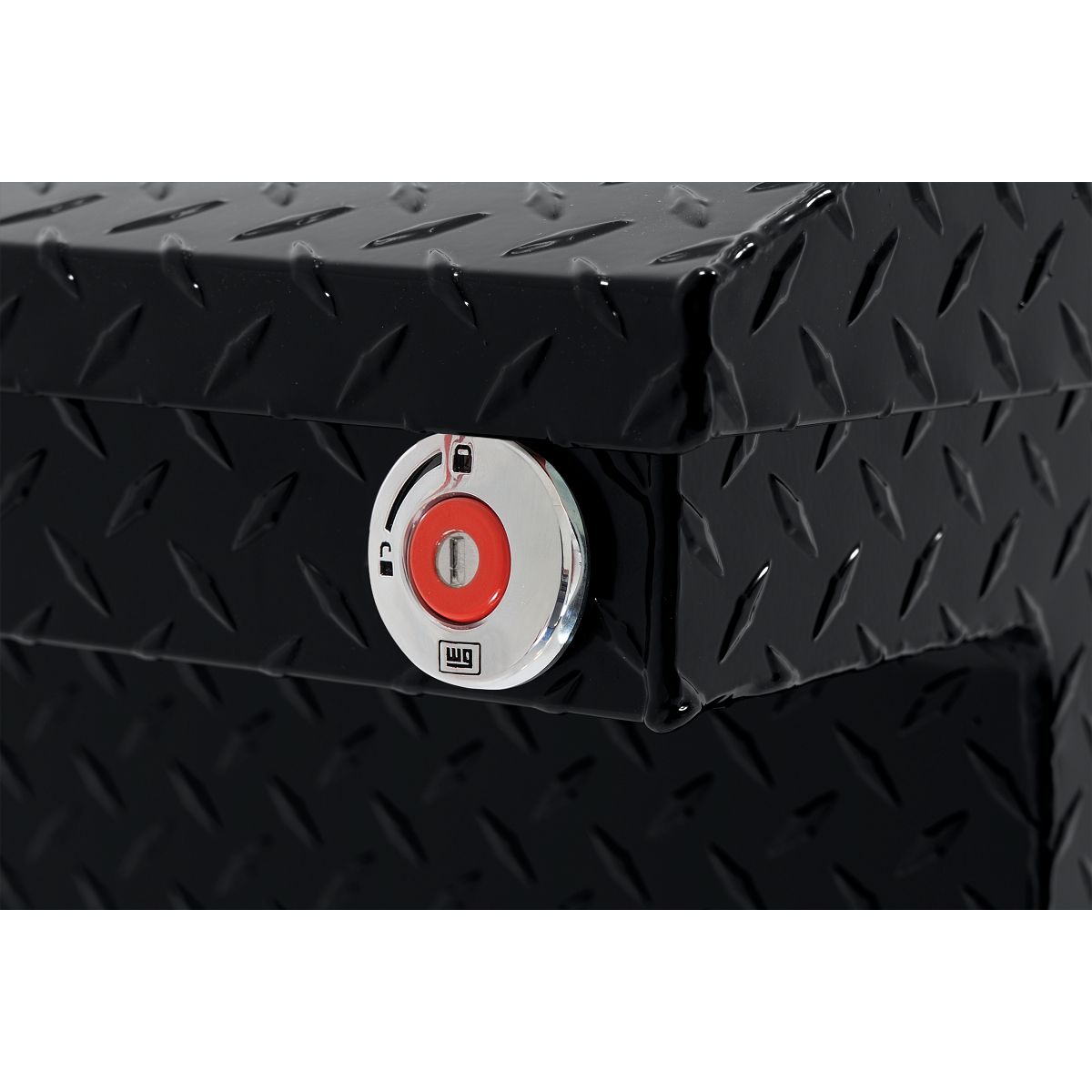 Weather Guard Crossover Tool Box for Mid-Size Trucks Gloss Black Aluminum Low Profile Model 131-5-04