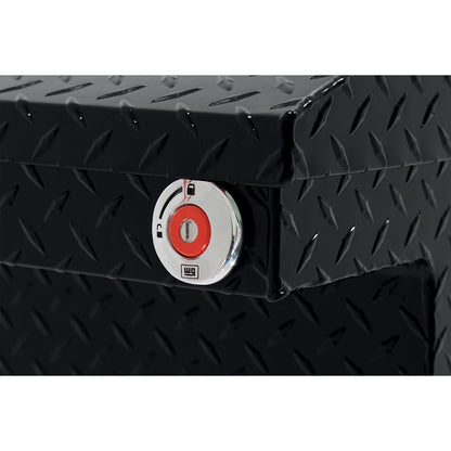 Weather Guard Crossover Tool Box for Mid-Size Trucks Gloss Black Aluminum Low Profile Model 131-5-04