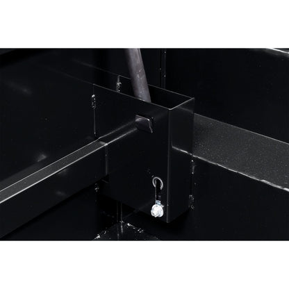 Weather Guard Crossover Tool Box for Mid-Size Trucks Gloss Black Aluminum Low Profile Model 131-5-04