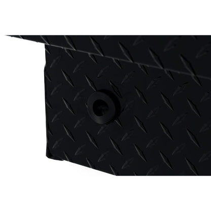 Weather Guard Crossover Tool Box for Mid-Size Trucks Gloss Black Aluminum Low Profile Model 131-5-04