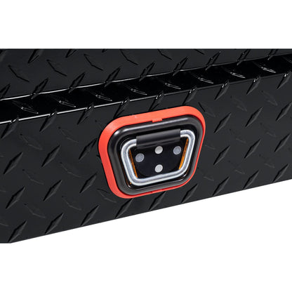 Weather Guard Crossover Tool Box for Mid-Size Trucks Gloss Black Aluminum Low Profile Model 131-5-04