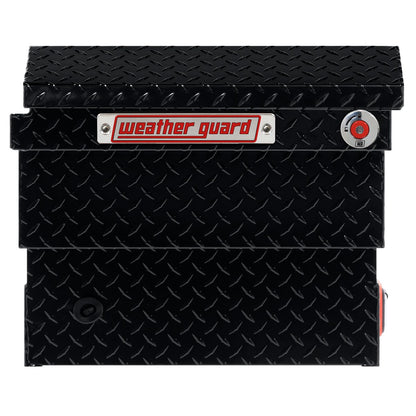 Weather Guard Crossover Tool Box for Mid-Size Trucks Gloss Black Aluminum Low Profile Model 131-5-04