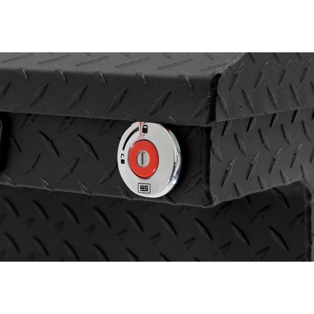 Weather Guard Crossover Tool Box for Mid-Size Trucks Textured Matte Black Aluminum Low Profile Model 131-52-04