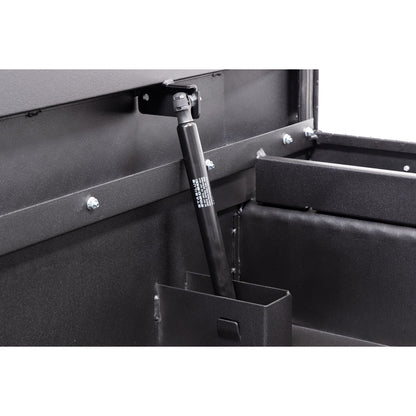 Weather Guard Crossover Tool Box for Mid-Size Trucks Textured Matte Black Aluminum Low Profile Model 131-52-04