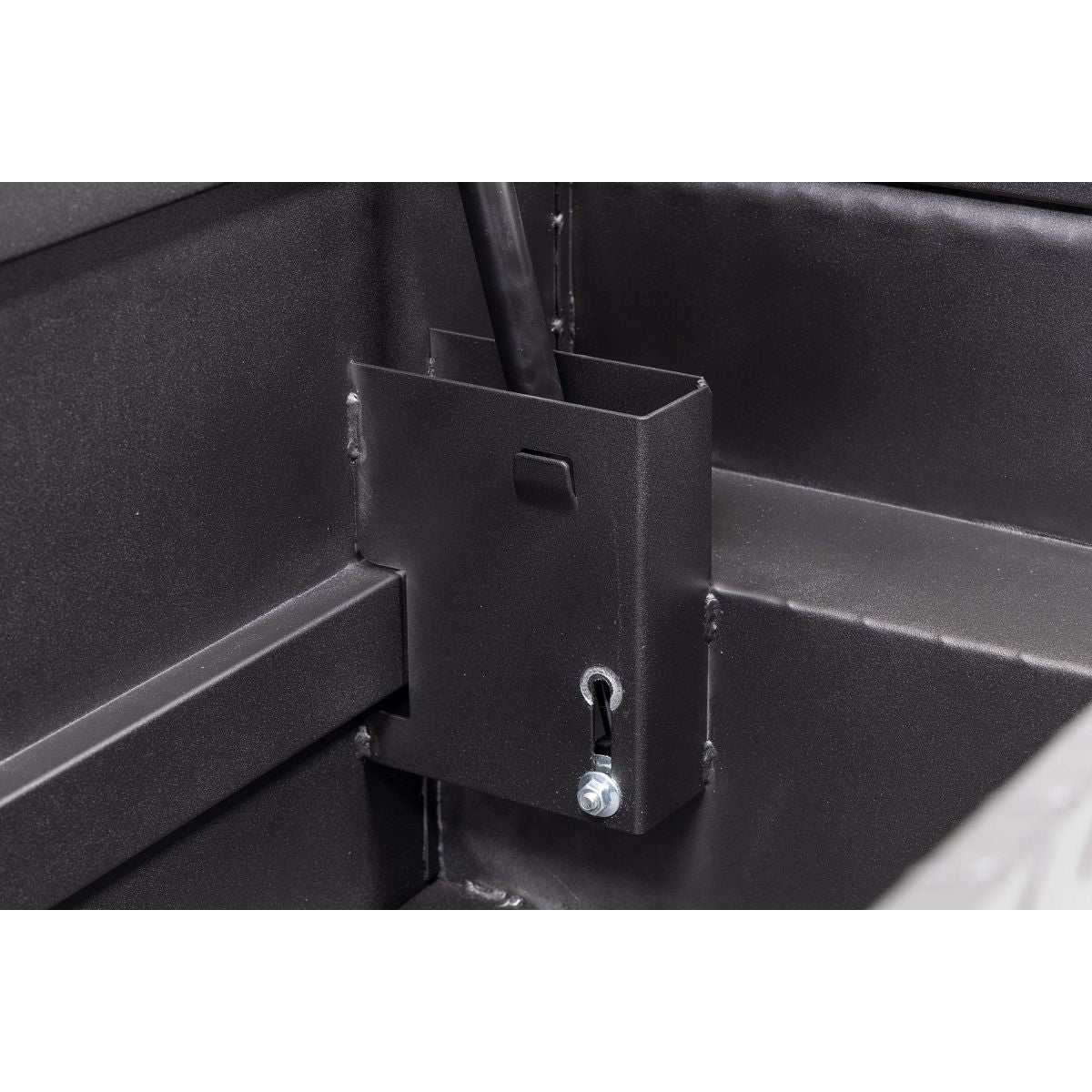 Weather Guard Crossover Tool Box for Mid-Size Trucks Textured Matte Black Aluminum Low Profile Model 131-52-04