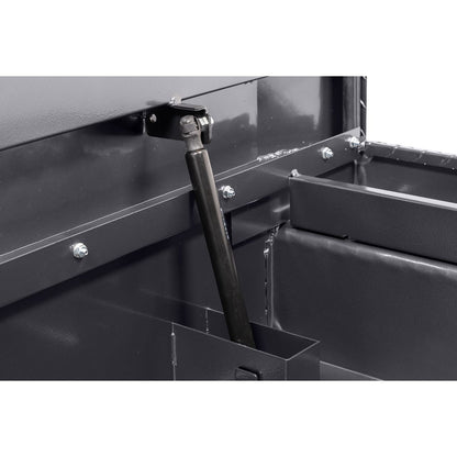 Weather Guard Crossover Tool Box for Mid-Size Trucks Gun Metal Gray Aluminum Low Profile Model 131-6-04