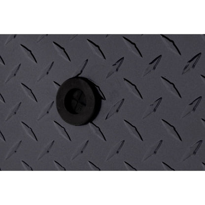 Weather Guard Crossover Tool Box for Mid-Size Trucks Gun Metal Gray Aluminum Low Profile Model 131-6-04