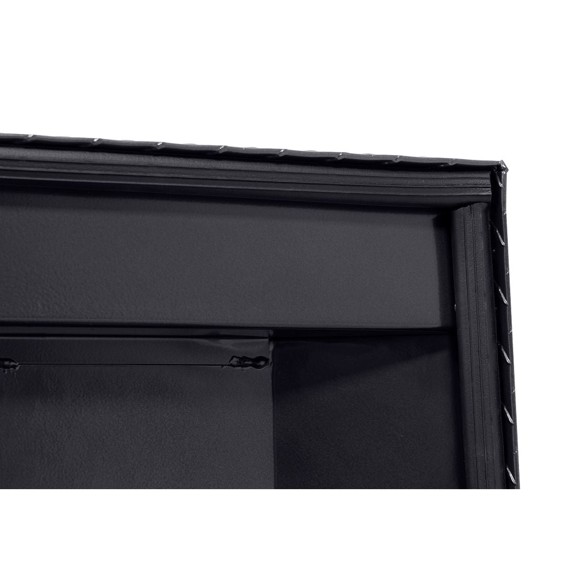 Weather Guard Crossover Tool Box for Mid-Size Trucks Gun Metal Gray Aluminum Low Profile Model 131-6-04