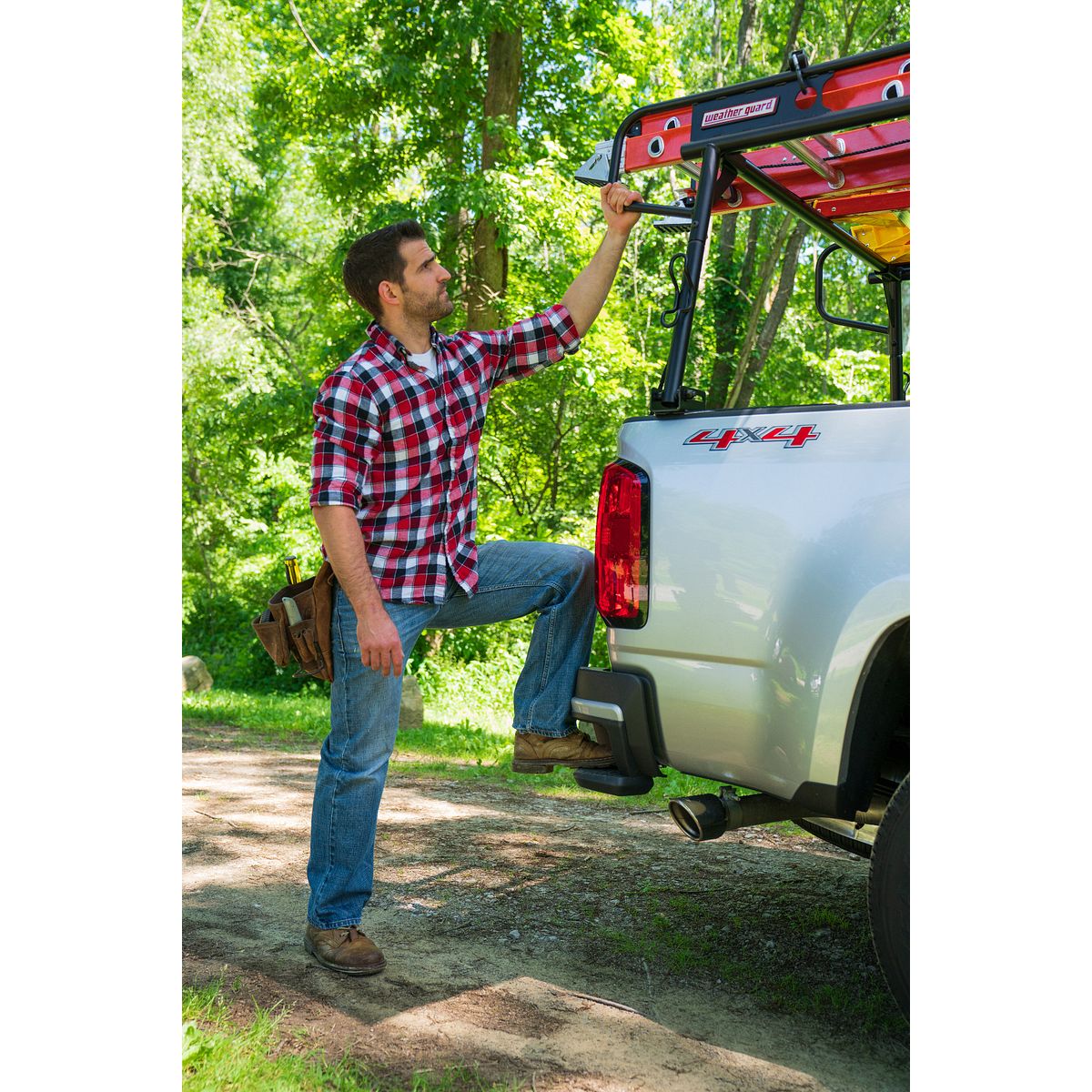 Weather Guard Steel Truck Rack for Mid Size Trucks - 1,000 lb.