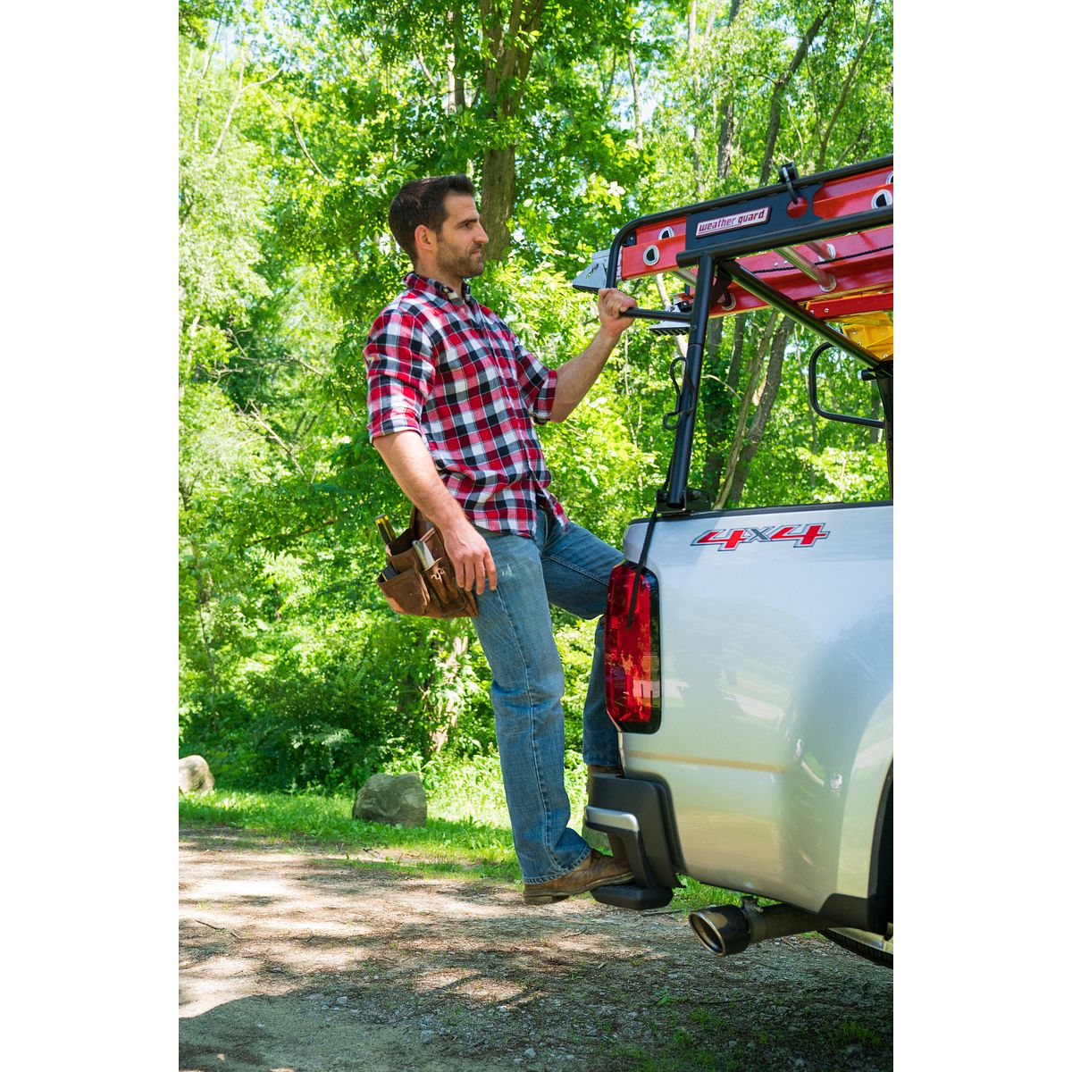Weather Guard Steel Truck Rack for Mid Size Trucks - 1,000 lb.