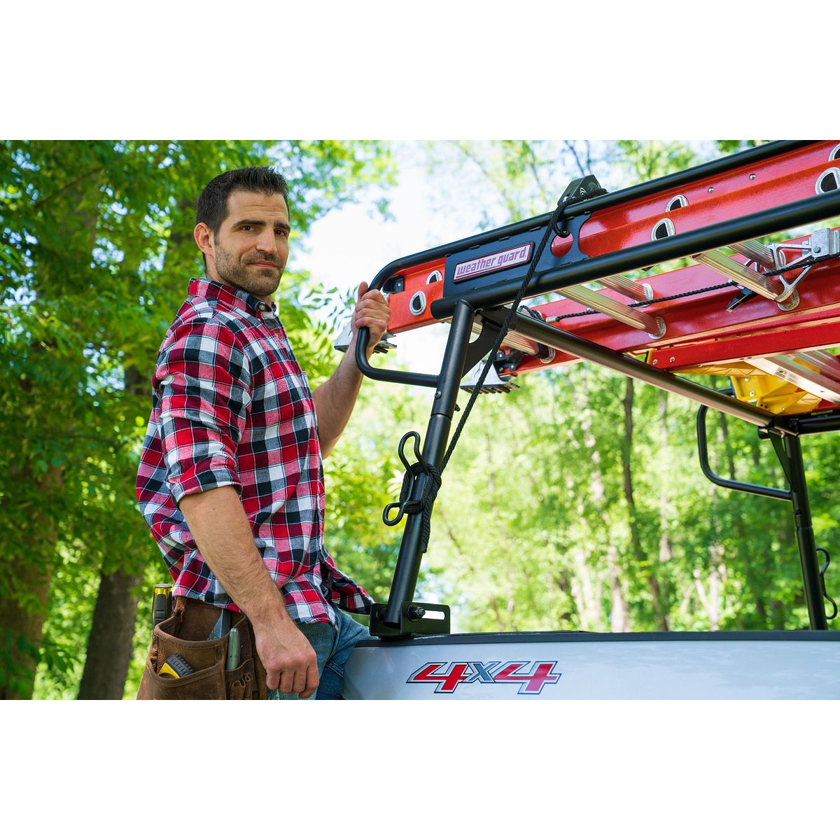 Weather Guard Steel Truck Rack for Mid Size Trucks - 1,000 lb.