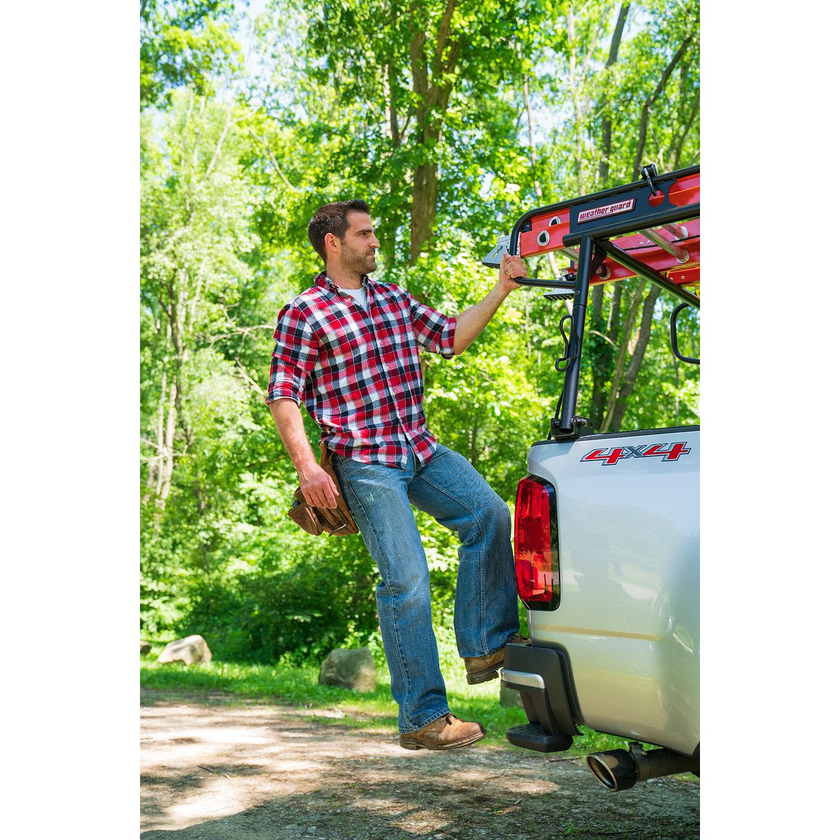 Weather Guard Steel Truck Rack for Mid Size Trucks - 1,000 lb.