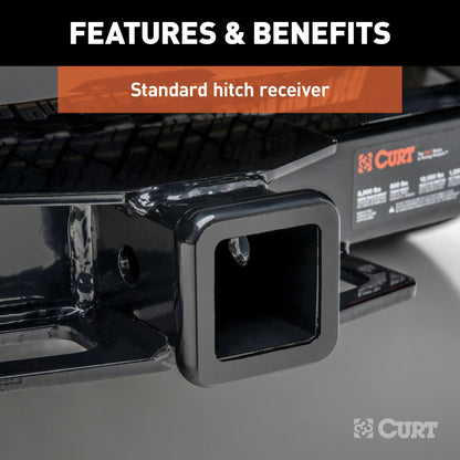 CURT Class 3 Trailer Hitch, 2" Receiver, Select Chevrolet Colorado, GMC Canyon - 13576