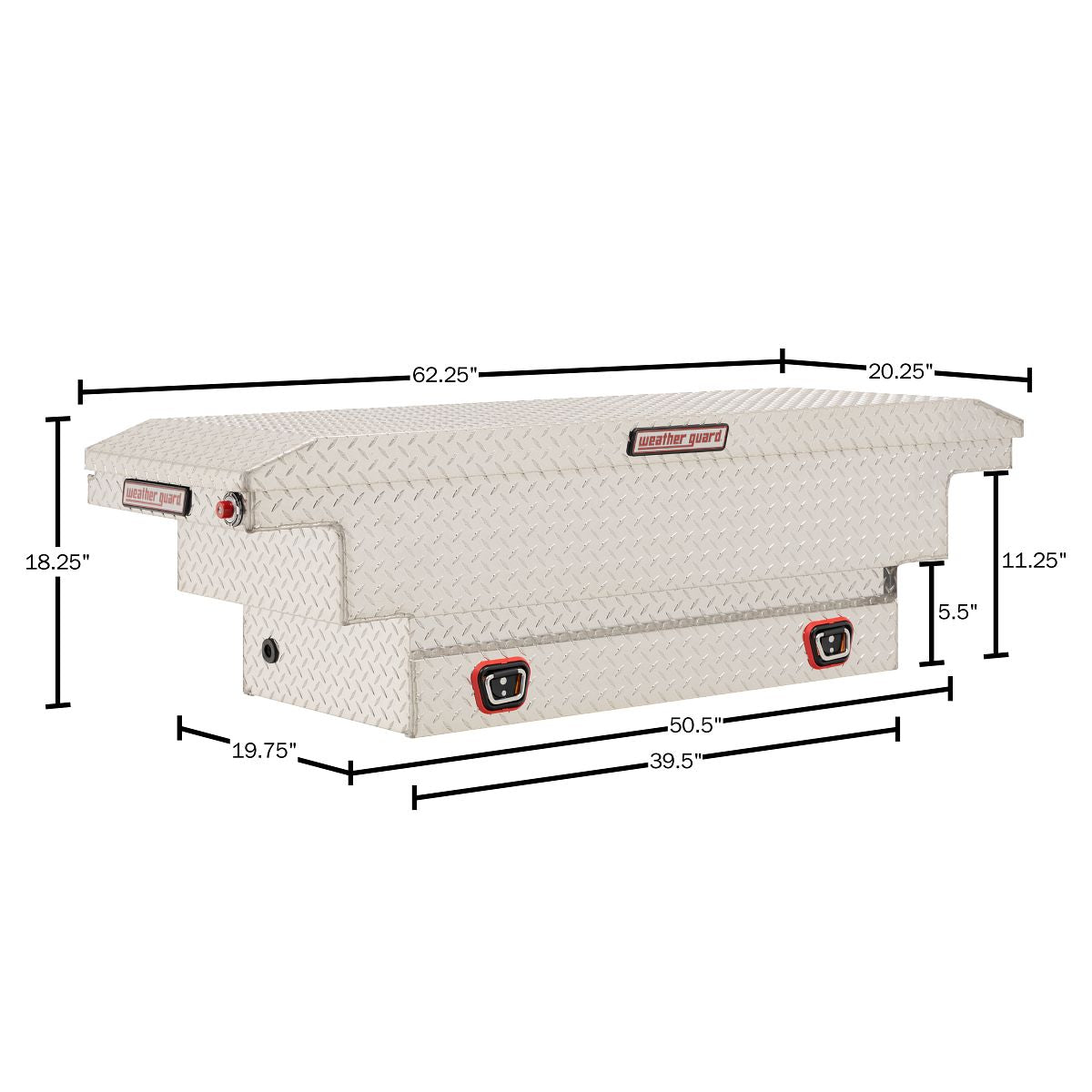 Weather Guard Crossover Tool Box - Mid Size Trucks - Deep [3rd Gen]