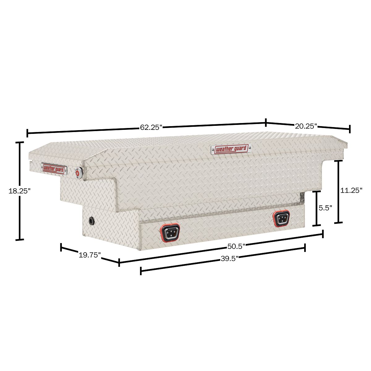 Weather Guard Crossover Tool Box - Mid Size Trucks - Deep [4th Gen]