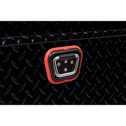 Weather Guard Crossover Tool Box for Mid-Size Trucks Gloss Black Aluminum Deep Model 137-5-04