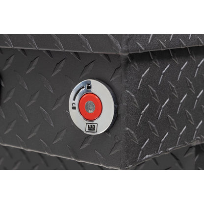Weather Guard Crossover Tool Box for Mid-Size Trucks Textured Matte Black Aluminum Deep Model 137-52-04