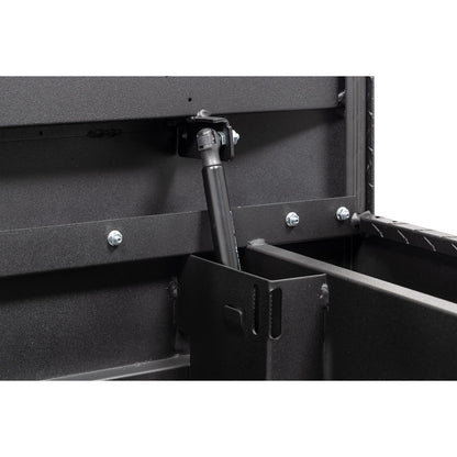 Weather Guard Crossover Tool Box for Mid-Size Trucks Textured Matte Black Aluminum Deep Model 137-52-04