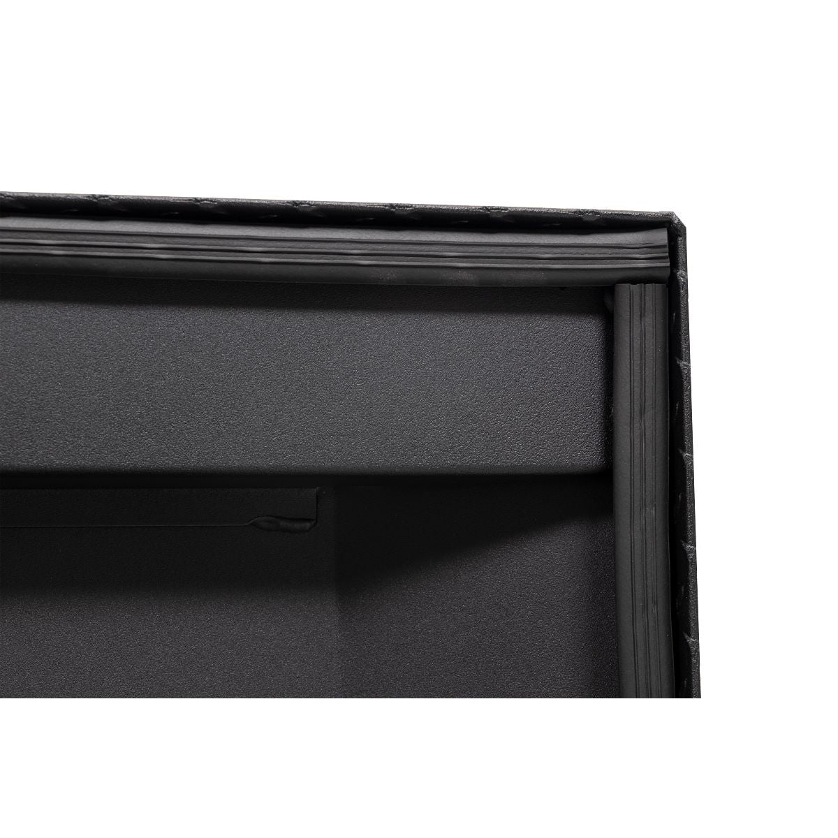 Weather Guard Crossover Tool Box for Mid-Size Trucks Textured Matte Black Aluminum Deep Model 137-52-04