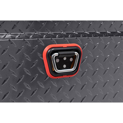 Weather Guard Crossover Tool Box for Mid-Size Trucks Gun Metal Gray Aluminum Deep Model 137-6-04