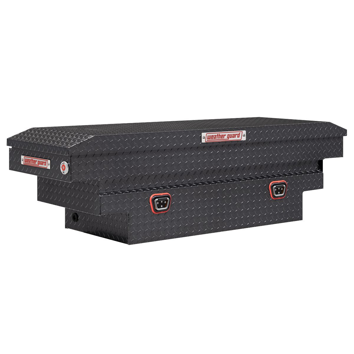 Weather Guard Crossover Tool Box for Mid-Size Trucks Gun Metal Gray Aluminum Deep Model 137-6-04